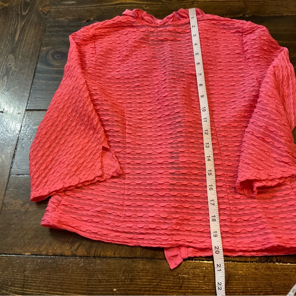 Women's Pink Ruffle Jacket - Picture 7 of 7